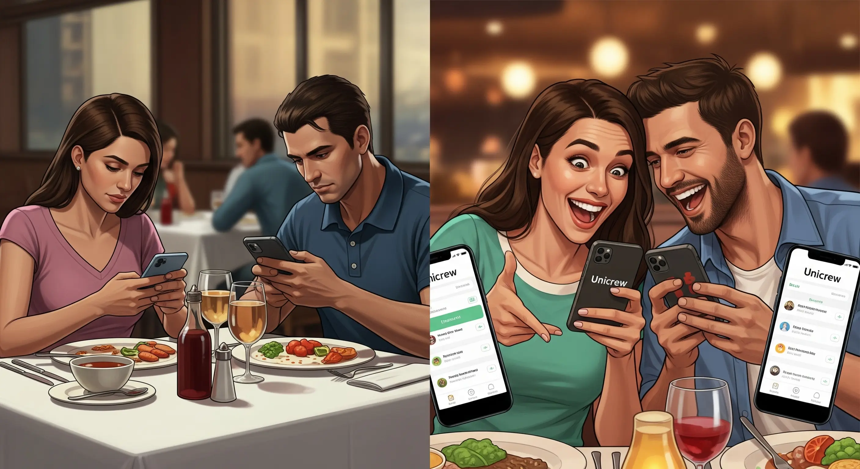 couple enjoying relationship app together creating better connection than traditional dates